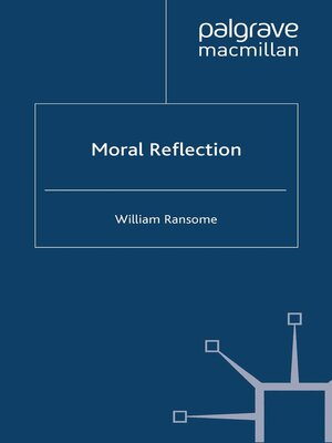 cover image of Moral Reflection
